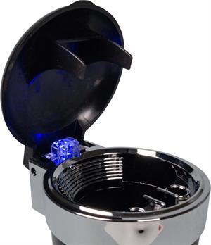 Angelo Led Işıklı Araç Araba Küllüğü Lacivert