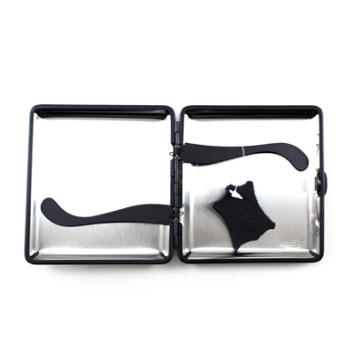 Atomic German 3D Deri Kısa Sigara Tabakası 18li Skull Key