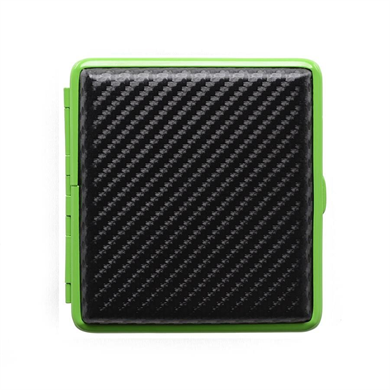 Atomic German Gerçek Karbon Kısa Sigara Tabakası 18li Yeşil