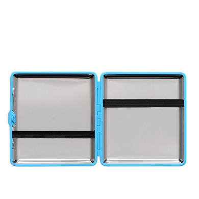 Atomic German Gerçek Karbon Kısa Sigara Tabakası 18li Mavi