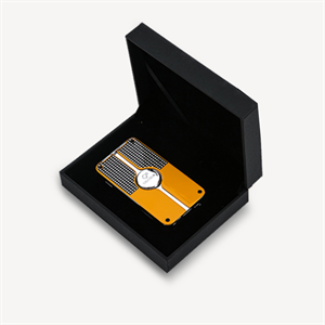 Cohiba Slim Üç Torch Delicili Puro Çakmağı Sarı