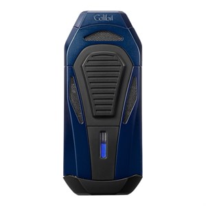 Colibri Boss Navy Blue Üç Torch Makaslı Puro Çakmağı