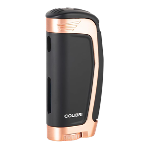 Colibri Enterprise E3 Siyah/Rose Gold Üç Torch Puro Çakmağı