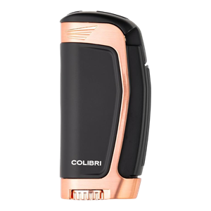 Colibri Enterprise E3 Siyah/Rose Gold Üç Torch Puro Çakmağı