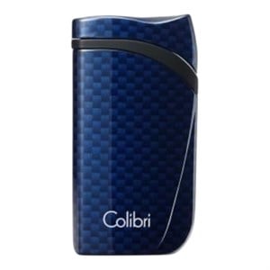 Colibri Falcon Carbon Fiber Navy Blue Üç Torch Puro Çakmağı