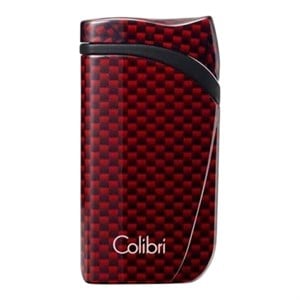 Colibri Falcon Carbon Fiber Claret Red Üç Torch Puro Çakmağı