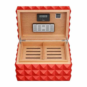 Colibri Grand Quasar Humidor Puro Kutusu HU750T2 Kırmızı 120s