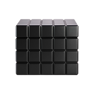 Colibri Heritage Humidor Puro Kutusu Cube Mat Siyah 80's