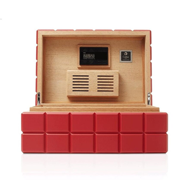 Colibri Heritage Humidor Puro Kutusu HU500T2 Mat Kırmızı 125s