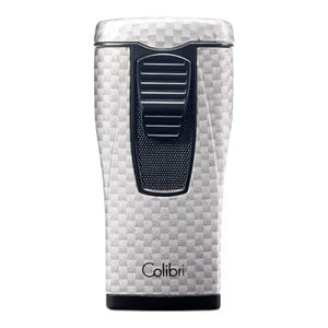 Colibri Monaco  Carbon Fiber Silver  Üç Torch Puro Çakmağı