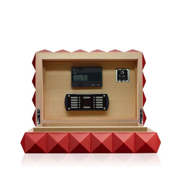 Colibri New Quasar Humidor Puro Kutusu Kırmızı 40s