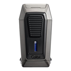 Colibri Quantum Gunmetal Üç Torch V-Cut Kesicili Puro Çakmağı