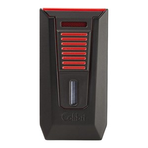 Colibri Slide Black/Red Çift Torch Puro Çakmağı