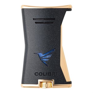 Colibri Slim Siyah/Gold Tek Alevli Puro Çakmağı