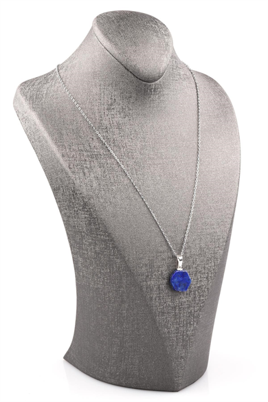 Lapis Lazuli Doğal Taş Kolye