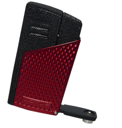 Lotus 5830 Red & Black 2 Torch Puro Çakmağı Delicili