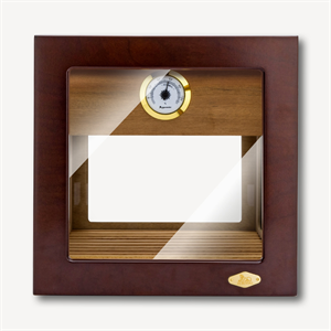 Lubinski Cam Küp Cedar Tepsili Puro Kutusu Humidor 40s