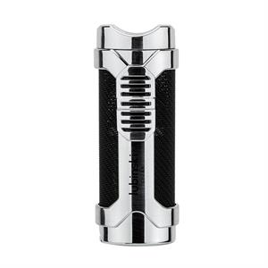 Lubinski Cigar Sehpa Kapaklı Delicili Tek Torch Puro Çakmağı Silver