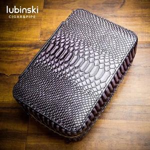 Lubinski Deri Seyahat Puro Çantası Siyah Çakmak-Kesici-Matara Set