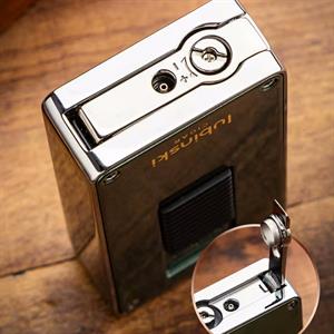 Lubinski Design Yeni Seri Çift Torch Delicili Puro Çakmağı Gunmetal
