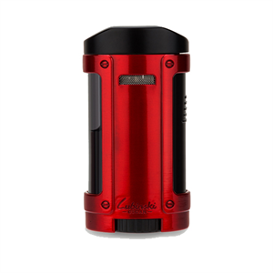 Lubinski Dört Torch Sehpalı Puro Çakmağı Kırmızı