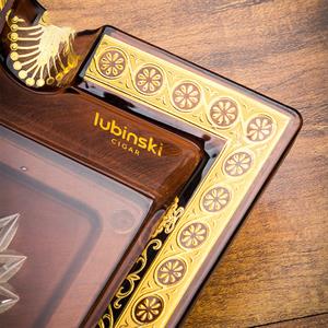 Lubinski Elegant Sphere İkili Puro Küllüğü Kahve