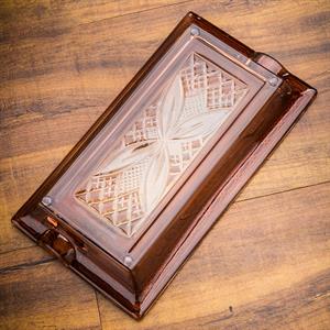 Lubinski Elegant Wings İkili Dikdörtgen Puro Küllüğü Kahve