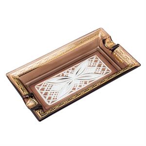 Lubinski Elegant Wings İkili Dikdörtgen Puro Küllüğü Kahve