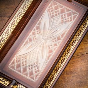 Lubinski Elegant Wings İkili Dikdörtgen Puro Küllüğü Kahve