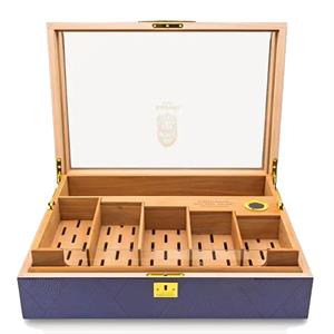 Lubinski Gastro Camlı Humidor Puro Kutusu Mor Lake 200s