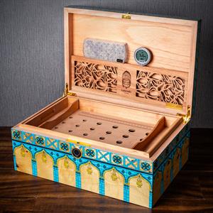 Lubinski Limited Edt. Türkiye Özel Seri Puro Kutusu Humidor Parmakizi Kilitli 100s
