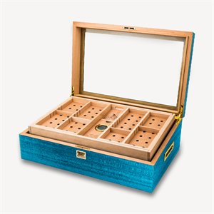 Lubinski Limited Edt. İspanyol Sedir Mavi Humidor