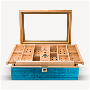 Lubinski Limited Edt. İspanyol Sedir Mavi Humidor