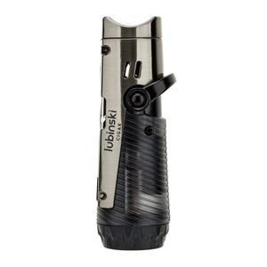 Lubinski Lion İğneli + Delicili Tek Torch Puro Çakmağı Gunmetal