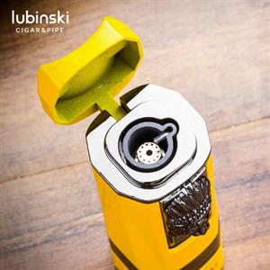 Lubinski Lion Sehpalı Delicili Tek Torch Puro Çakmağı Gold