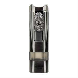 Lubinski Lion Sehpalı Delicili Tek Torch Puro Çakmağı Gunmetal