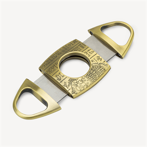 Lubinski Metal Puro Kesici Lazer Bıçak Kabartma İşlemeli Gold(60Ring)