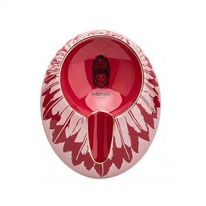 Lubinski New Design Oval Tekli Seramik Puro Küllüğü Kırmızı