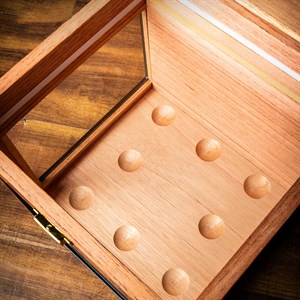 Lubinski Özel Seri Puro Aromalandırıcı Camlı Işıklı Humidor Puro Kutusu 140s