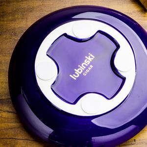 Lubinski Premium Yeni Seri Dörtlü Yuvarlak Puro Küllüğü Mavi