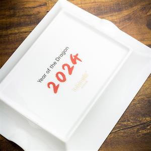 Lubinski Red Elegant Chinise Dragon İkili Puro Küllüğü