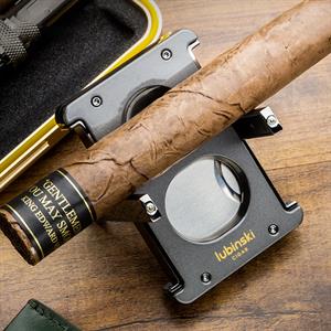 Lubinski Sehpalı-Delicili Premium Puro Kesici Lazer Bıçak Double Cutter Kahve(60Ring)