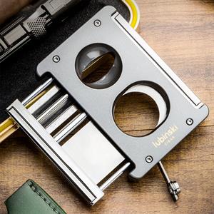 Lubinski Sehpalı-Delicili Premium Puro Kesici Lazer Bıçak Double Cutter Gri (60Ring)