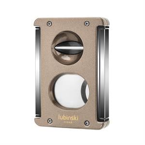 Lubinski Sehpalı-Delicili Premium Puro Kesici Lazer Bıçak Double Cutter Kahve(60Ring)