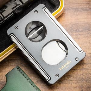 Lubinski Sehpalı-Delicili Premium Puro Kesici Lazer Bıçak Double Cutter Kahve(60Ring)