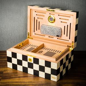 Lubinski Special Edt. Dama Desen Humidor Puro Kutusu 120s