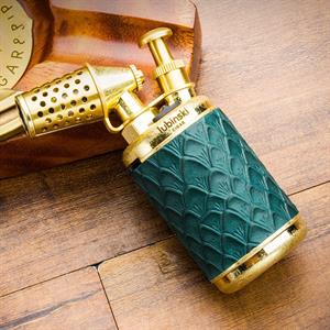 Lubinski Vintage Tek Torch Masa Tipi Puro Çakmağı Siyah
