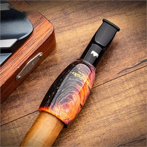 Lubinski Yeni Briar Puro Ağızlığı 8mm Filtreli Flame (50-56 Ring)