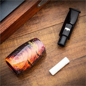 Lubinski Yeni Briar Puro Ağızlığı 8mm Filtreli Flame (40-49 Ring)
