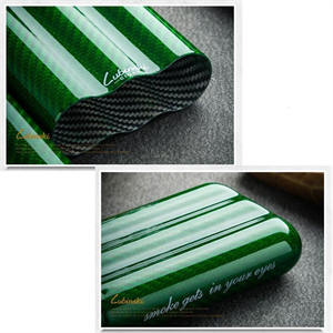 Lubinski Yeni CarbonFiber Puro Kılıfı Yeşil 3lü (60Ring)